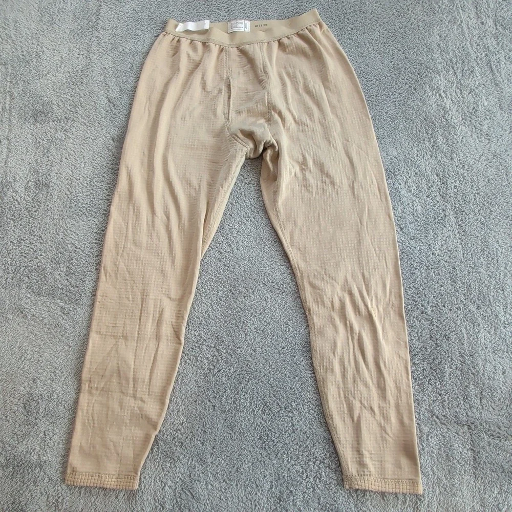 New Horizons Rehab, Thermal Grid Fleece Bottoms Coyote Brown Sz Medium Reg NWT